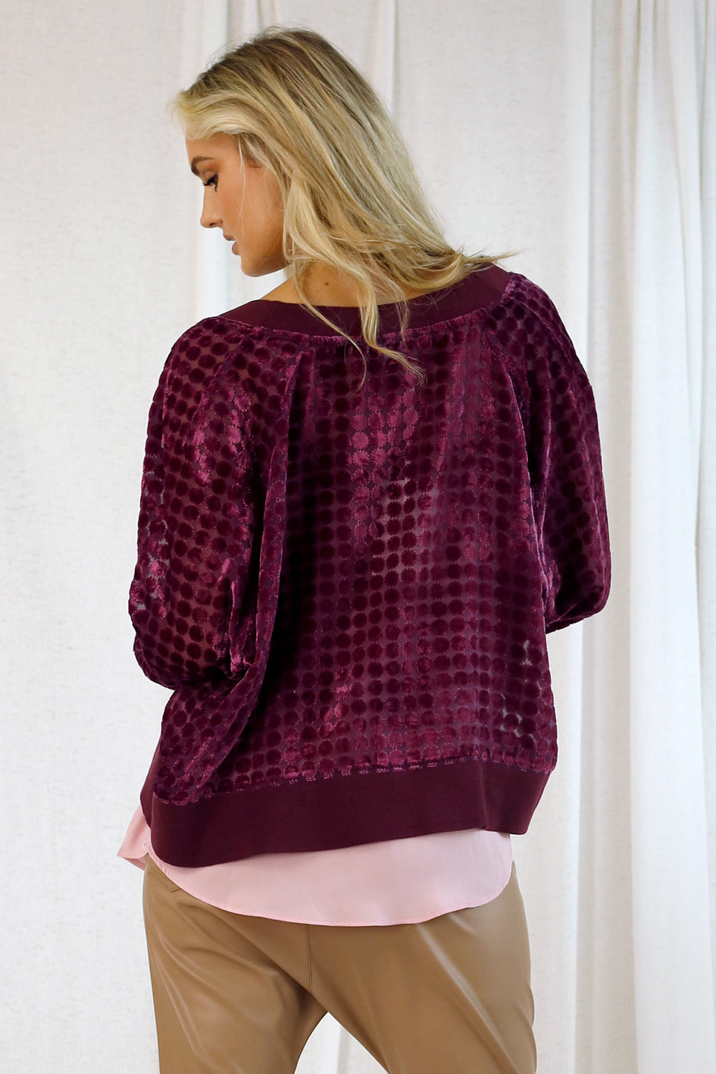 Wine Luxury Cardigan - SALE