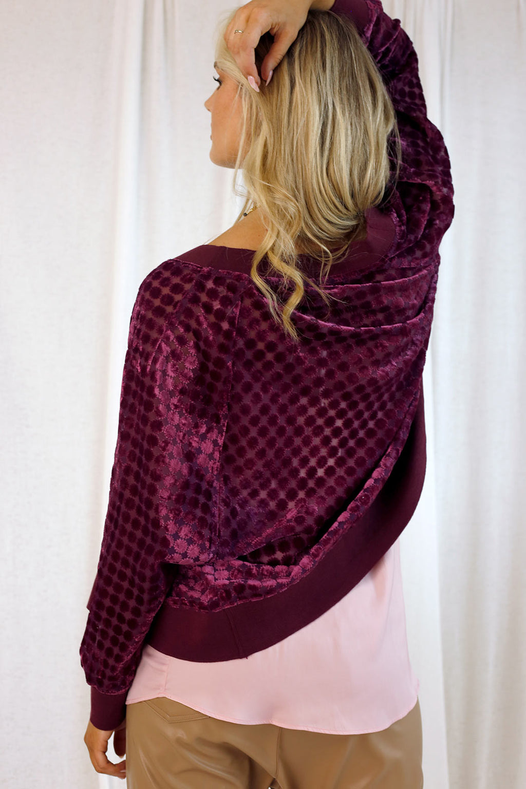 Wine Luxury Cardigan - SALE