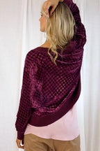 Wine Luxury Cardigan - SALE