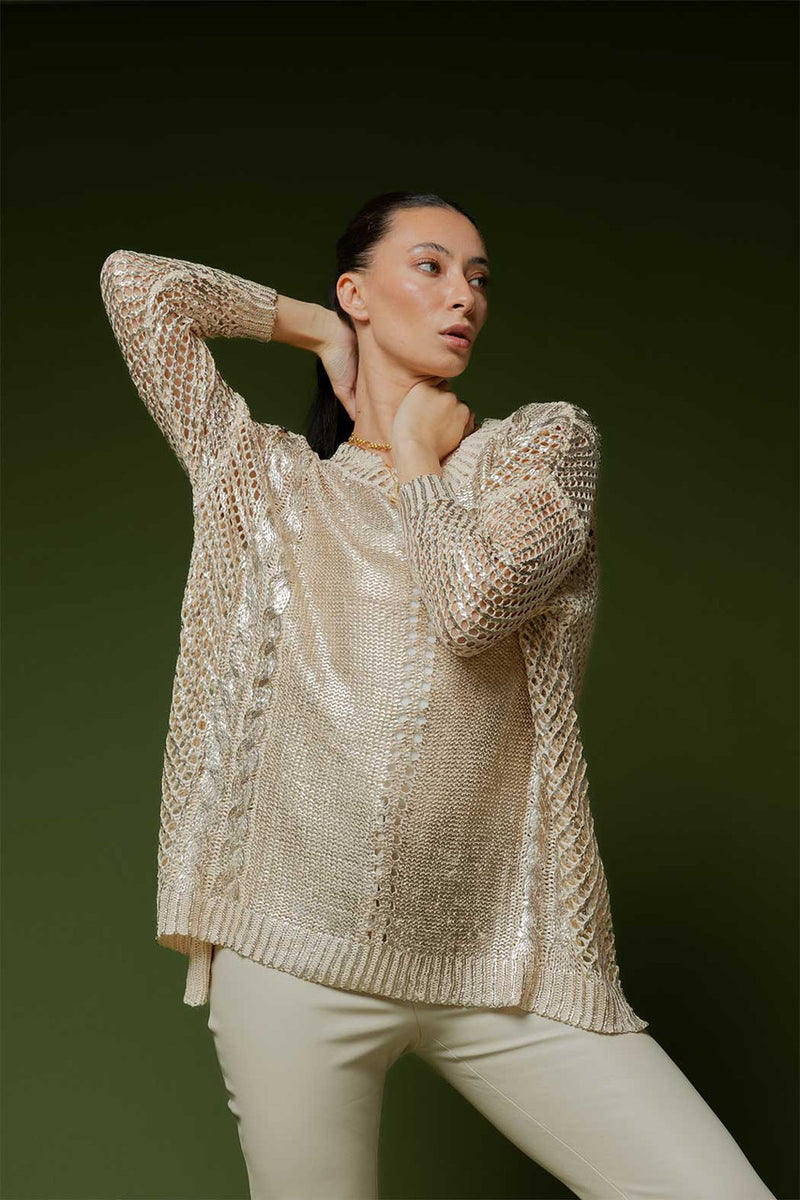 Crochet Foil Knit 10245 P