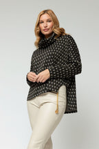 Hearts Gigi Roll Neck Top - Sale