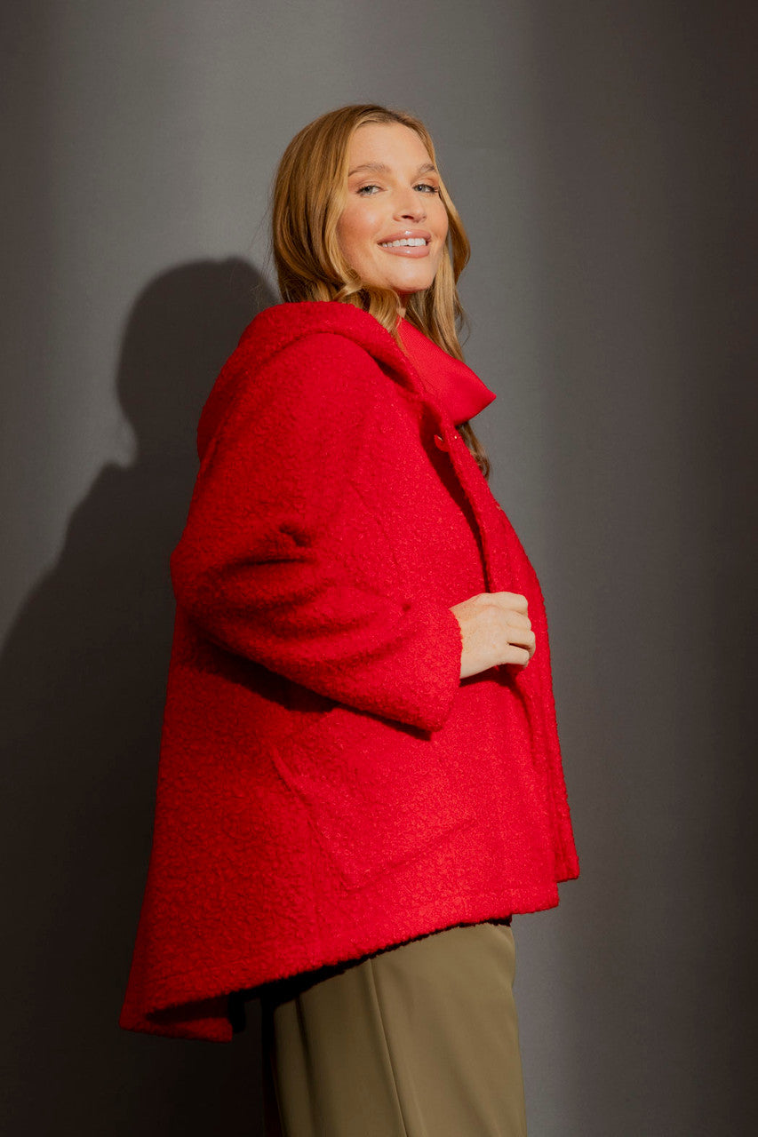 Red Hood Swing Coat