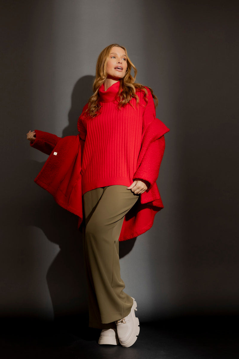 Red Hood Swing Coat