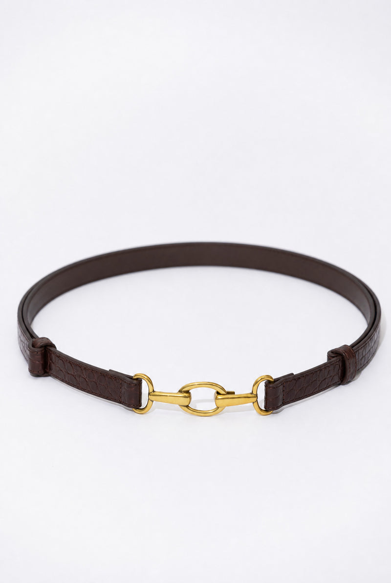 Chocolate Bridle Belt