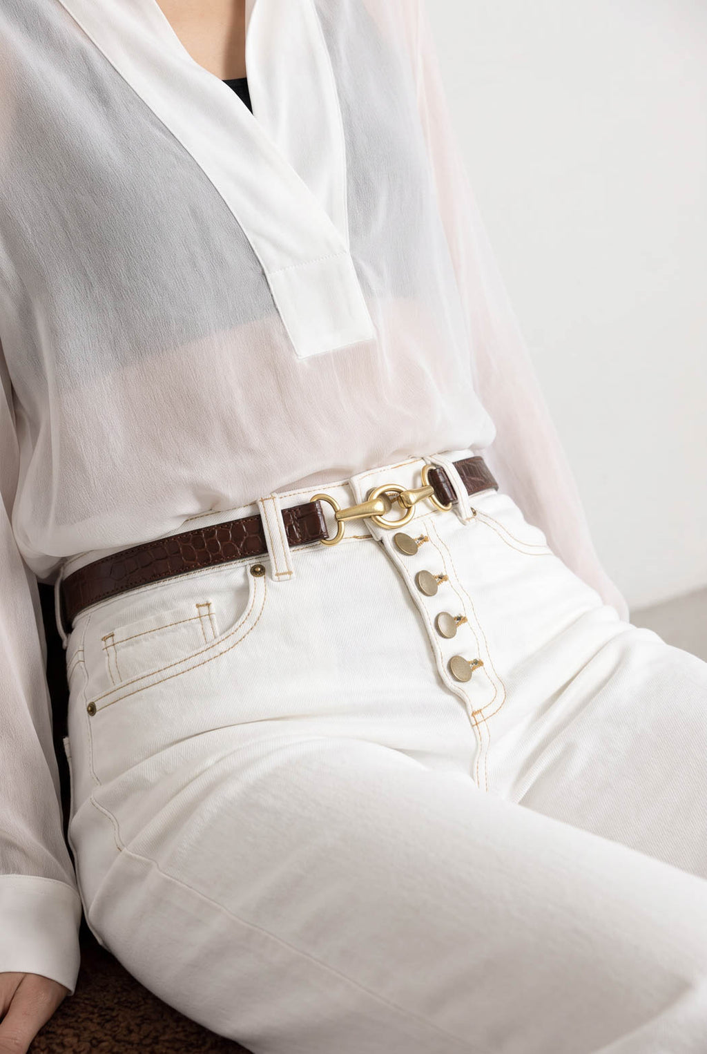 Chocolate Bridle Belt