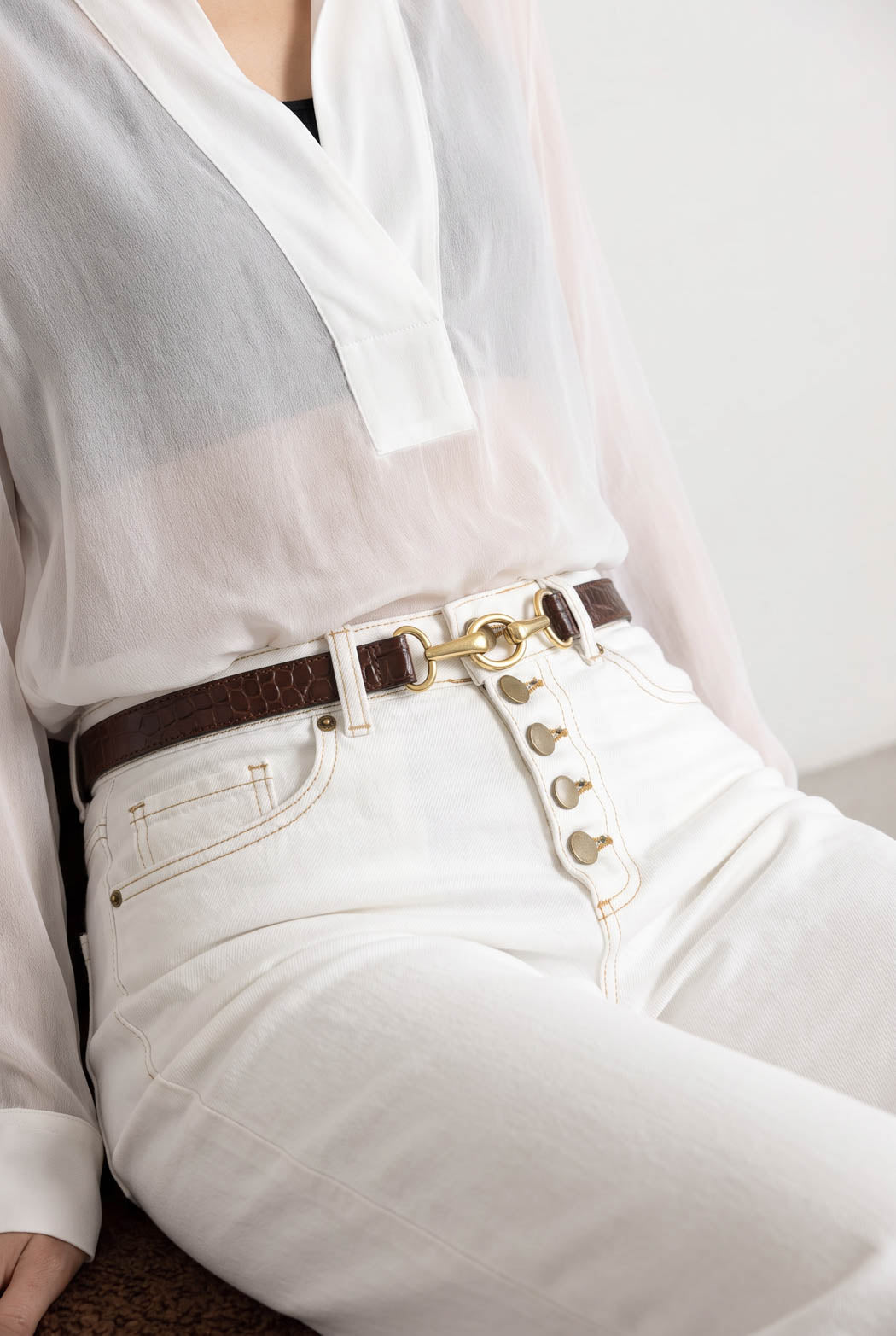 Chocolate Bridle Belt
