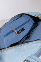 Denim Quilted Tote Bag