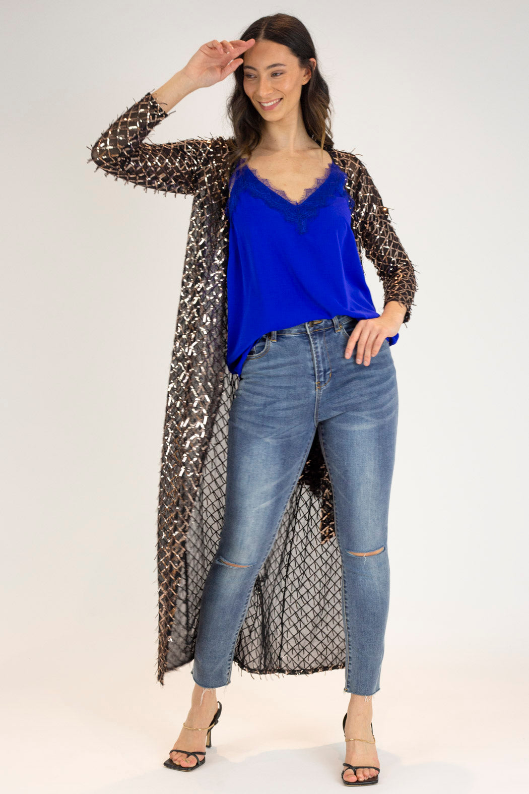 Cobalt Soft Touch Basic Lace Cami - Final Sale