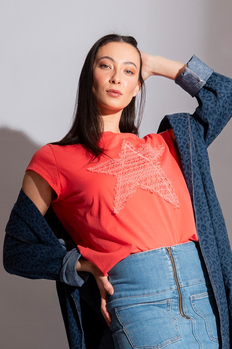 Coral Star T-shirt