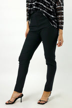 Black Houndstooth Bengaline Easy Jean - SALE
