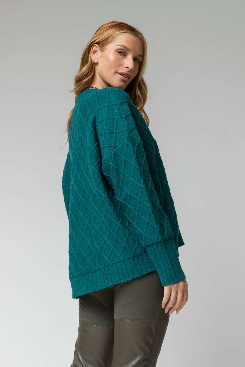 Jade Diamond V Neck Jumper