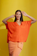 Orange Bondi Top