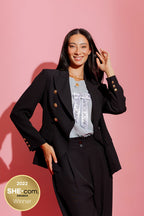 Black Euro Sisca Blazer