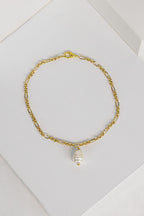 Gold Necklace with Spanish Pearl