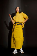 Chartreuse Knobbly Knit Jumper Chartreuse S