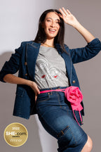 Dark Denim Sisca Blazer