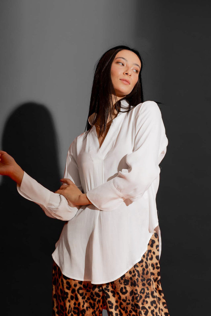 White Blogger Shirt