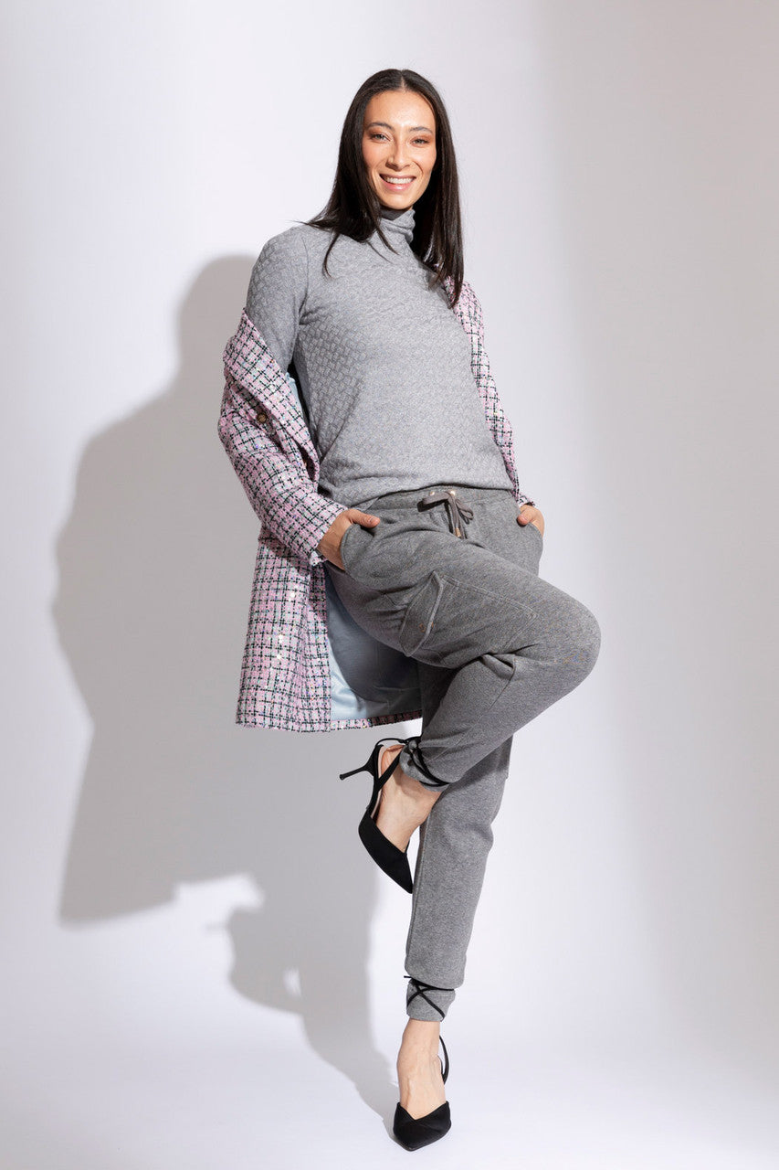 Skivvy In Grey Sparkle