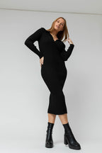 Cable Knit Dress 90012 D