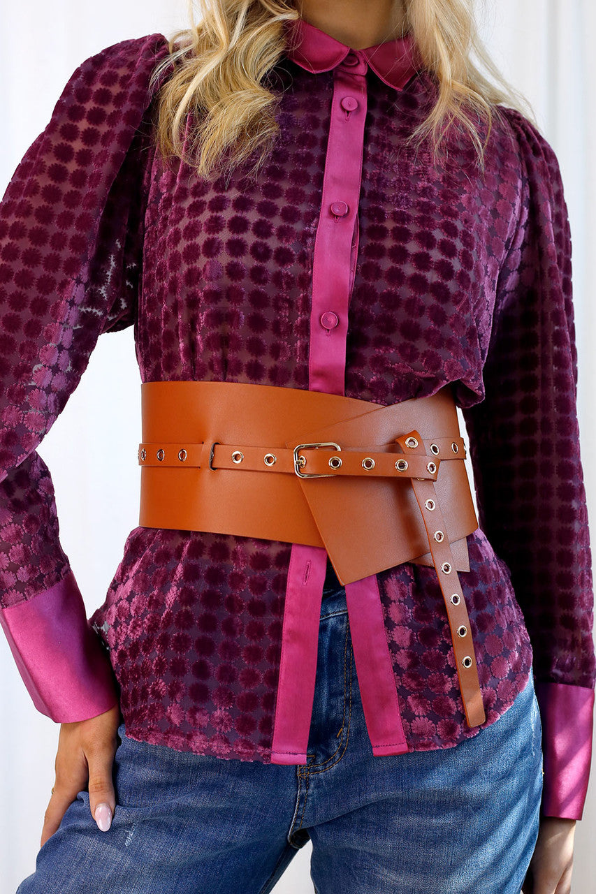 Tan Wrap Belt - FINAL SALE