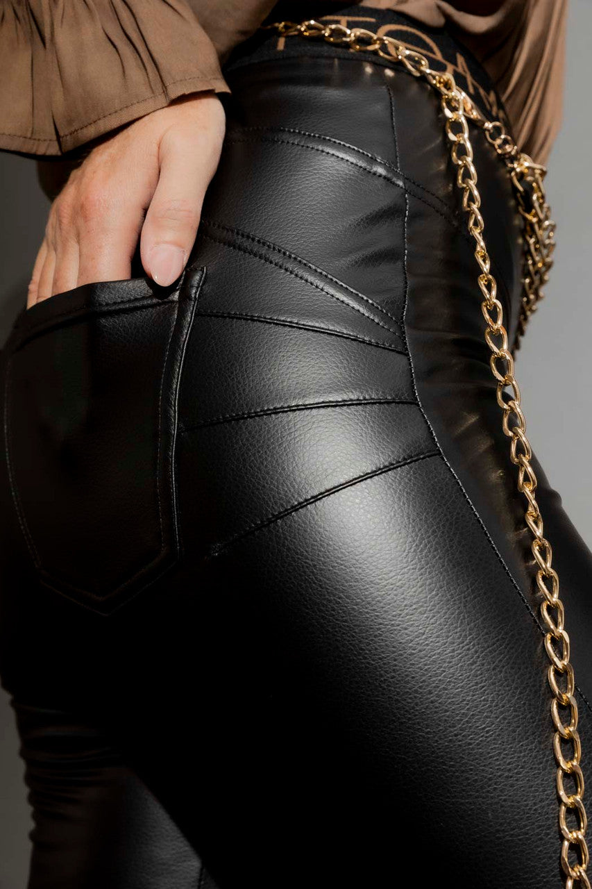 Gold Triple Strand Chain Belt