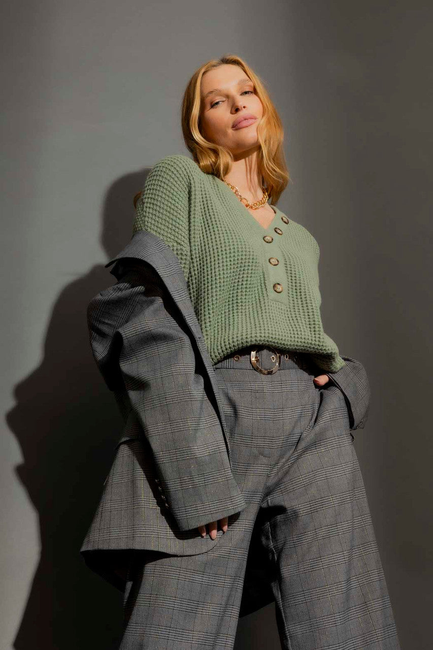 Sage Grandpa Jumper Sage S