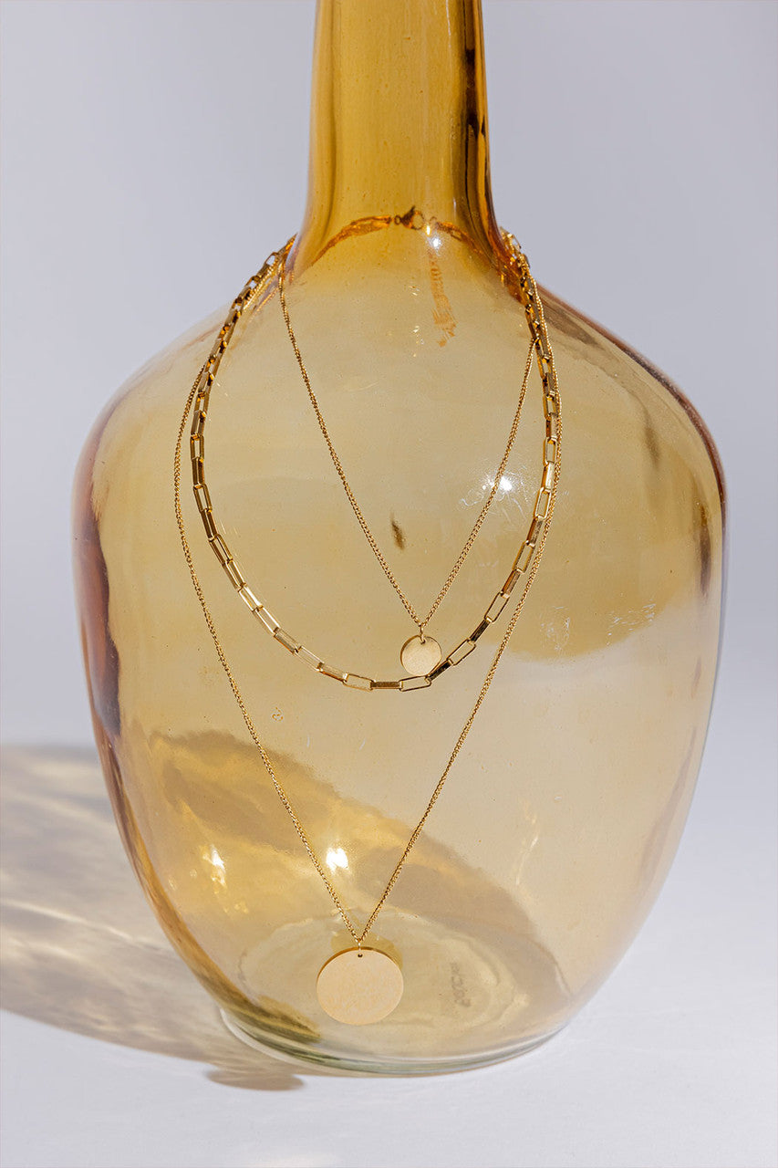 Gold Plated Icon Necklace
