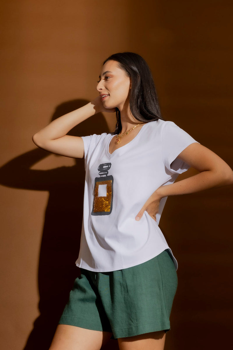 White Perfume T-Shirt
