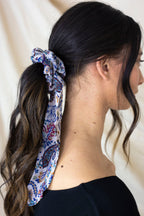 Paisley Floral Scrunchie