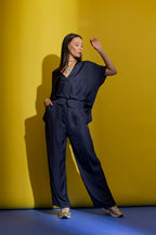 Navy Bondi Top