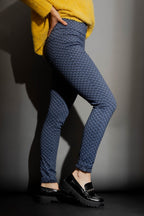 Denim Hearts High Waist Zip Pant