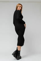 Black Knit Dress - SALE