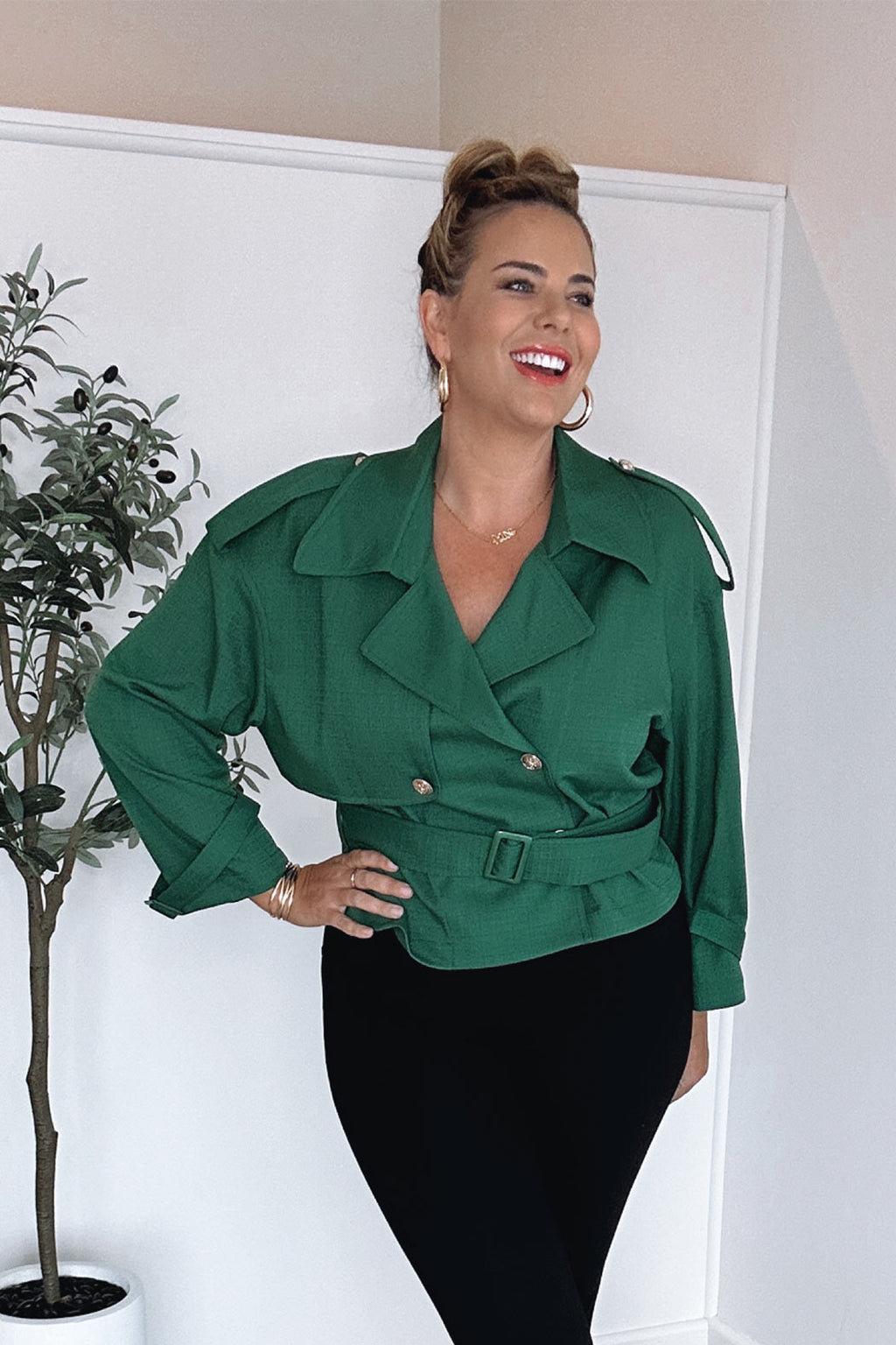 Forest Textured Crop Trench Green S