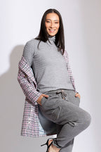 Skivvy In Grey Sparkle