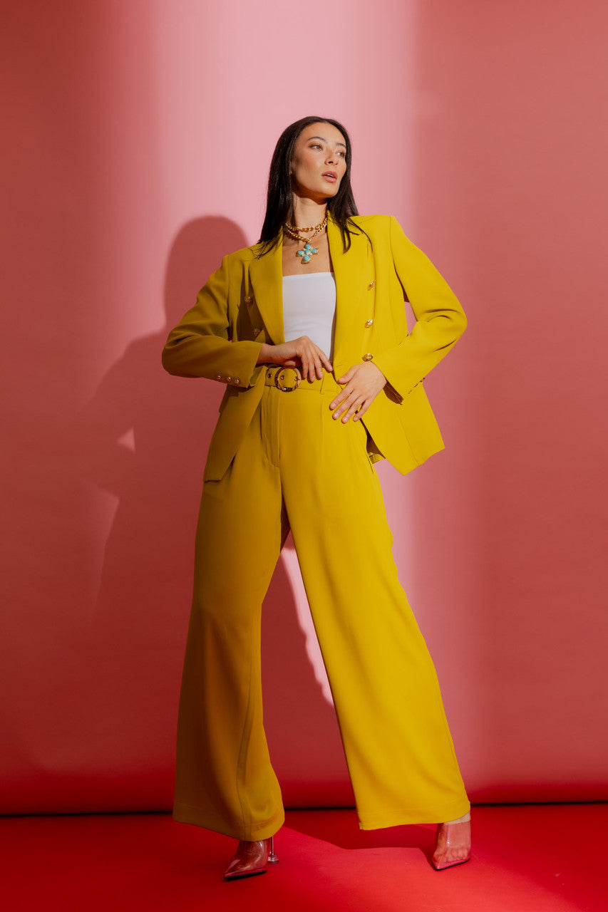 Chartreuse Euro Sisca Blazer