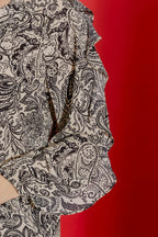 Paisley Raglan Frill Shirt