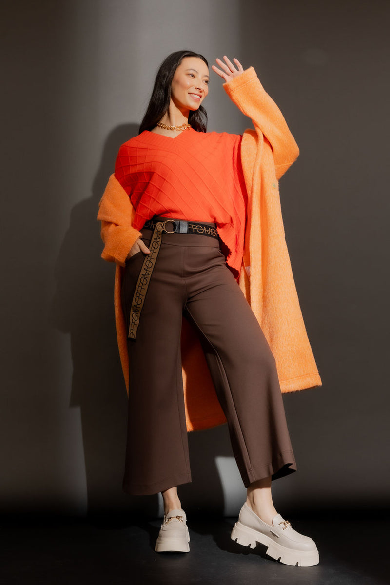 Mocha Ponte Jet Culotte