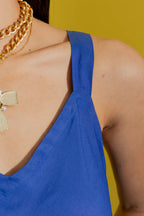 Cobalt Wide Strap Cami