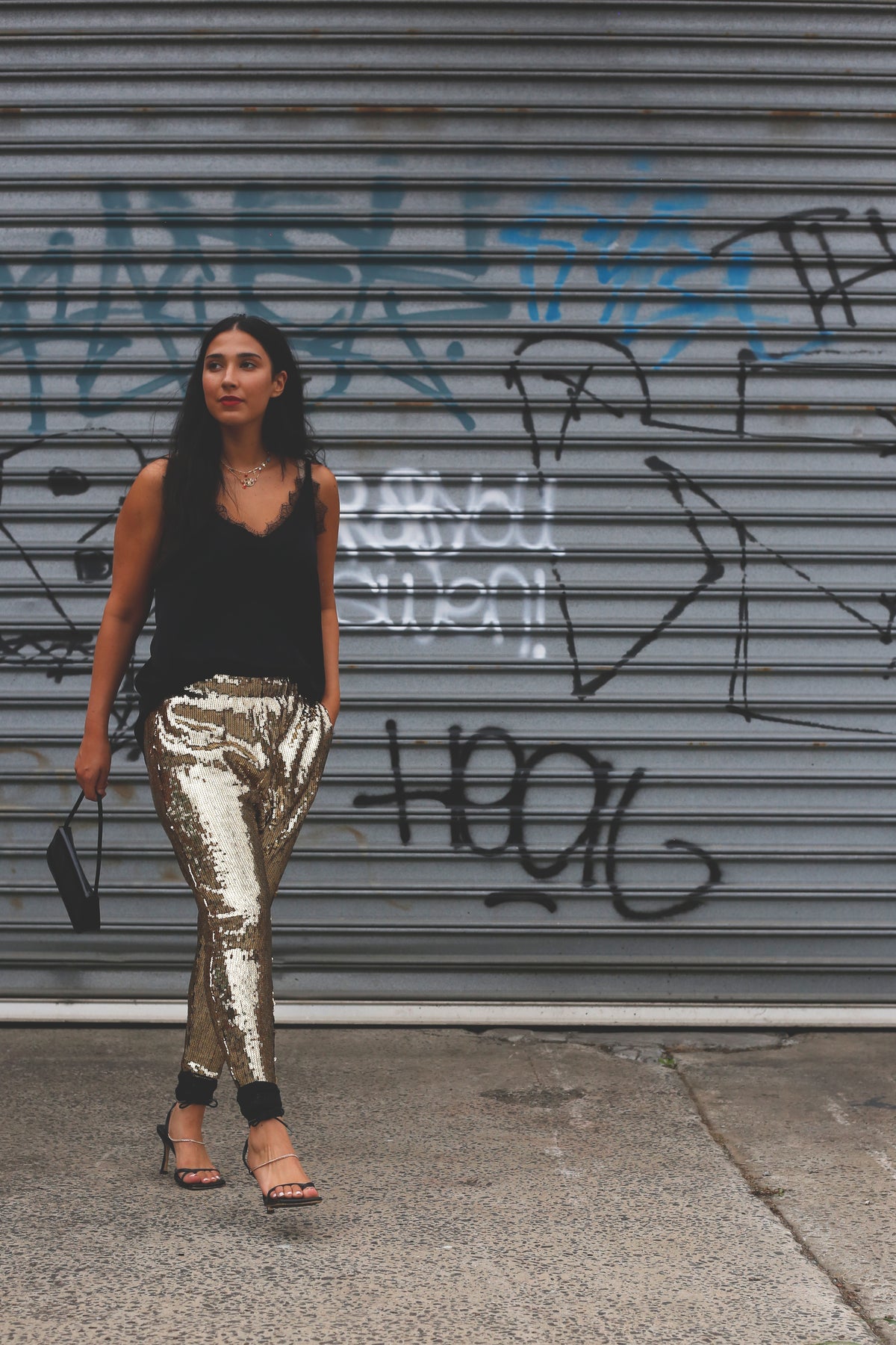 Bronze Sequin Droppie - NT
