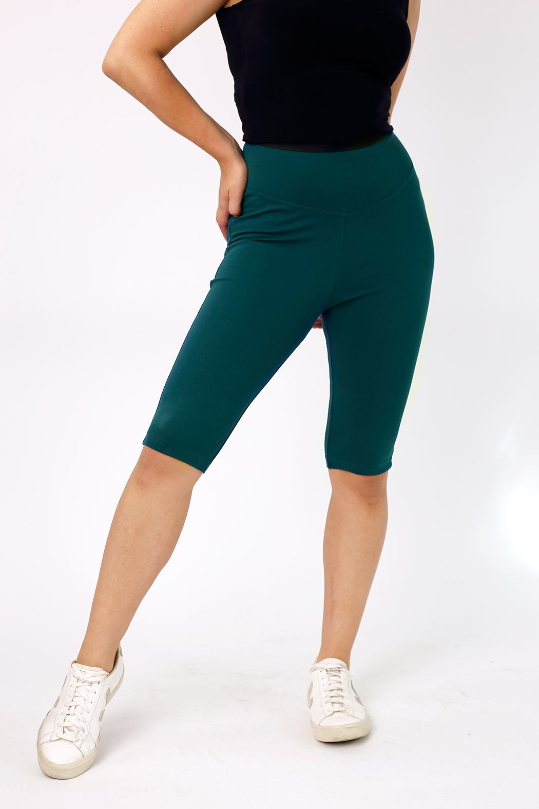 Green Ponte Bike Shorts - Sale