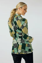 Green Patchwork Nova Shirt - FINAL SALE