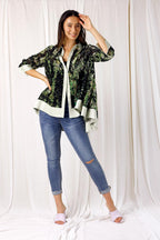 Green Luxury Swing Shirt - SALE