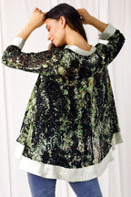 Green Luxury Swing Shirt - SALE