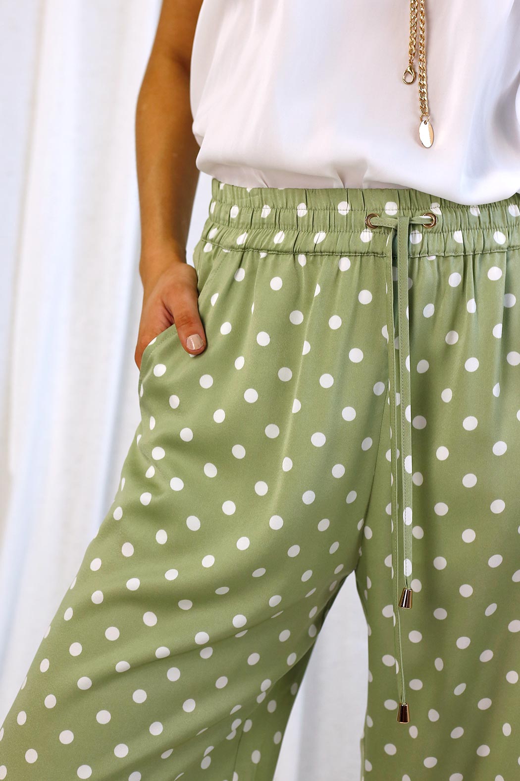 Mint Spot Silky Coco Culotte - SALE