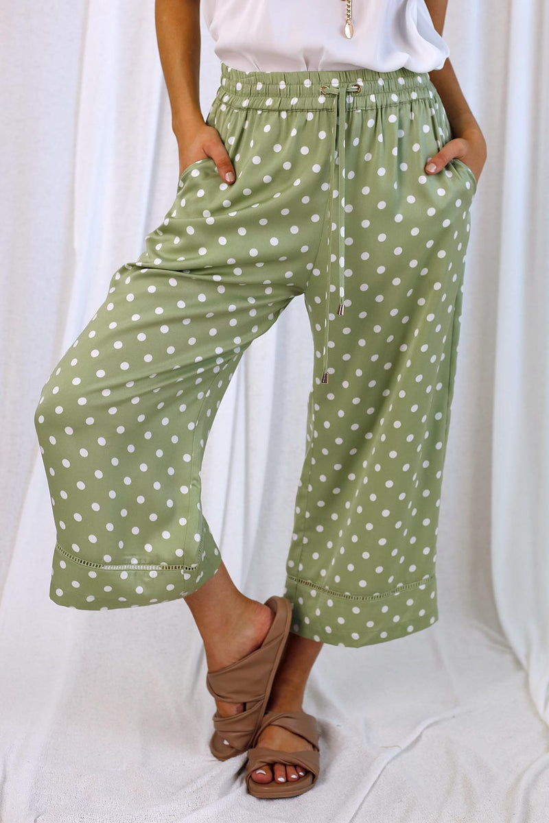 Mint Spot Silky Coco Culotte - SALE