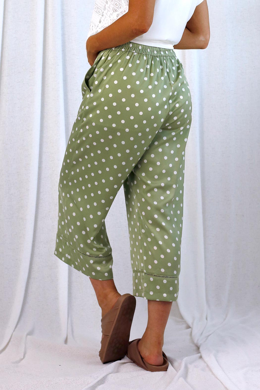 Mint Spot Silky Coco Culotte - SALE