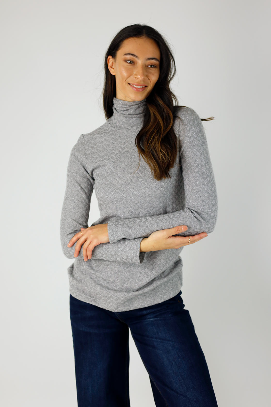 Grey Sparkle Skivvy - SALE