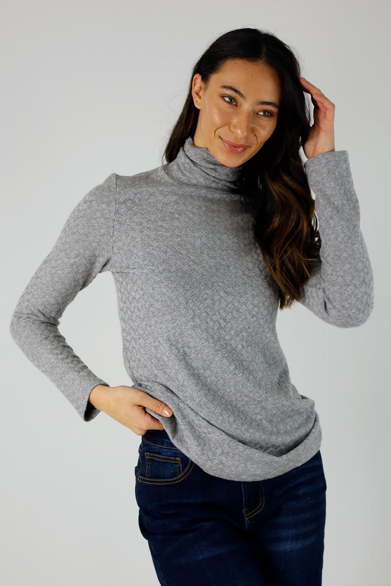 Grey Sparkle Skivvy - SALE