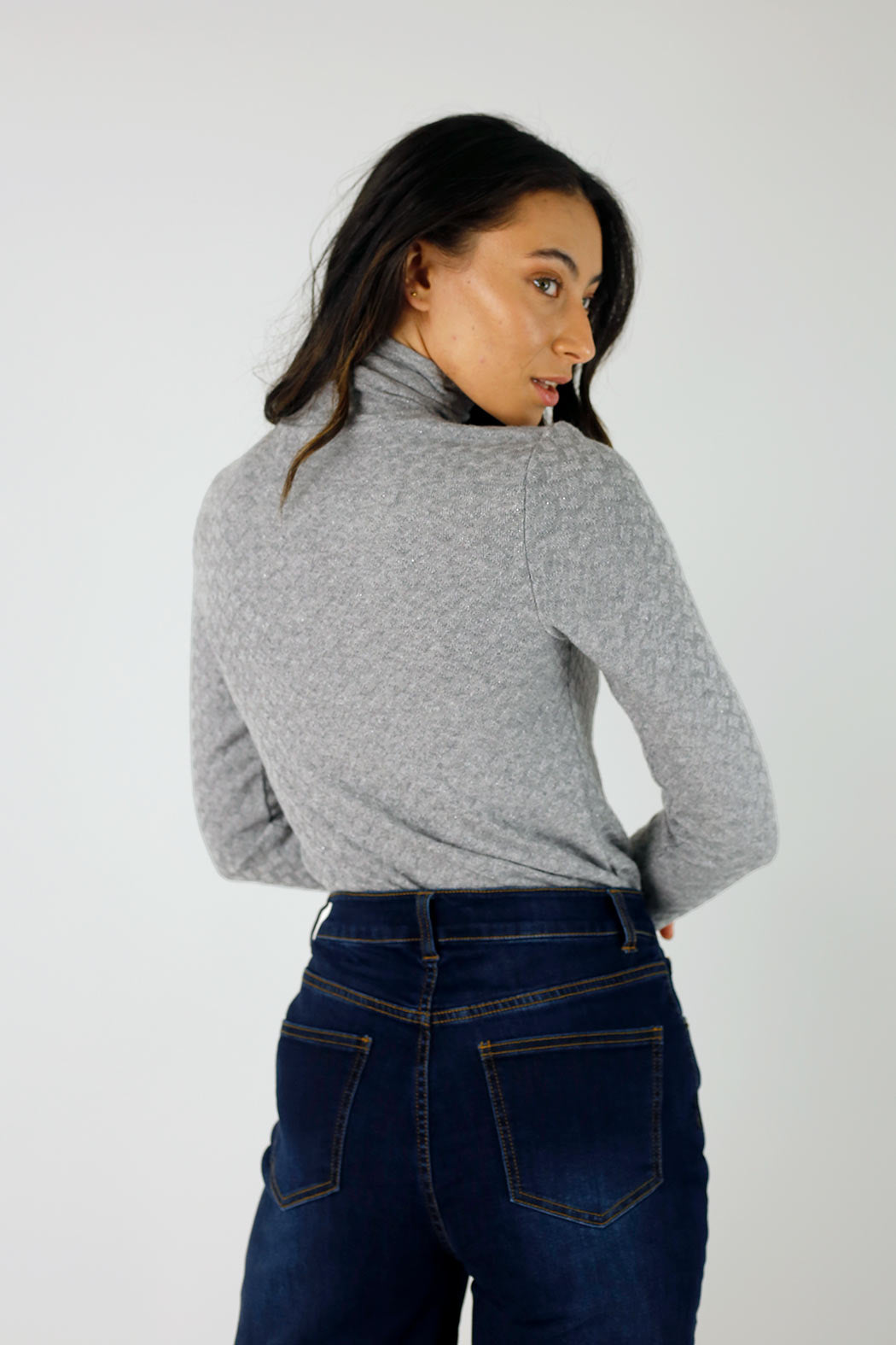 Grey Sparkle Skivvy - SALE