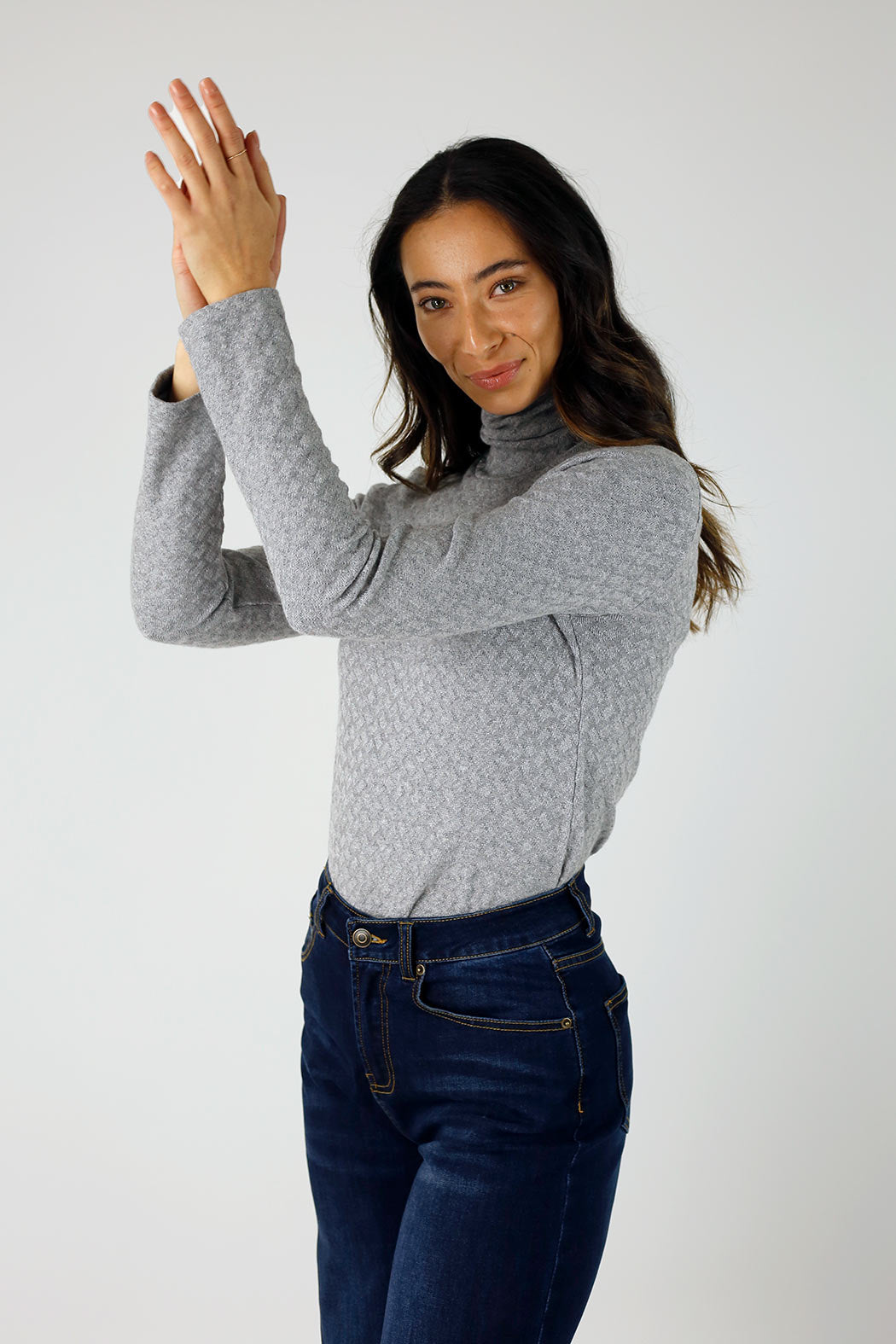 Grey Sparkle Skivvy - SALE